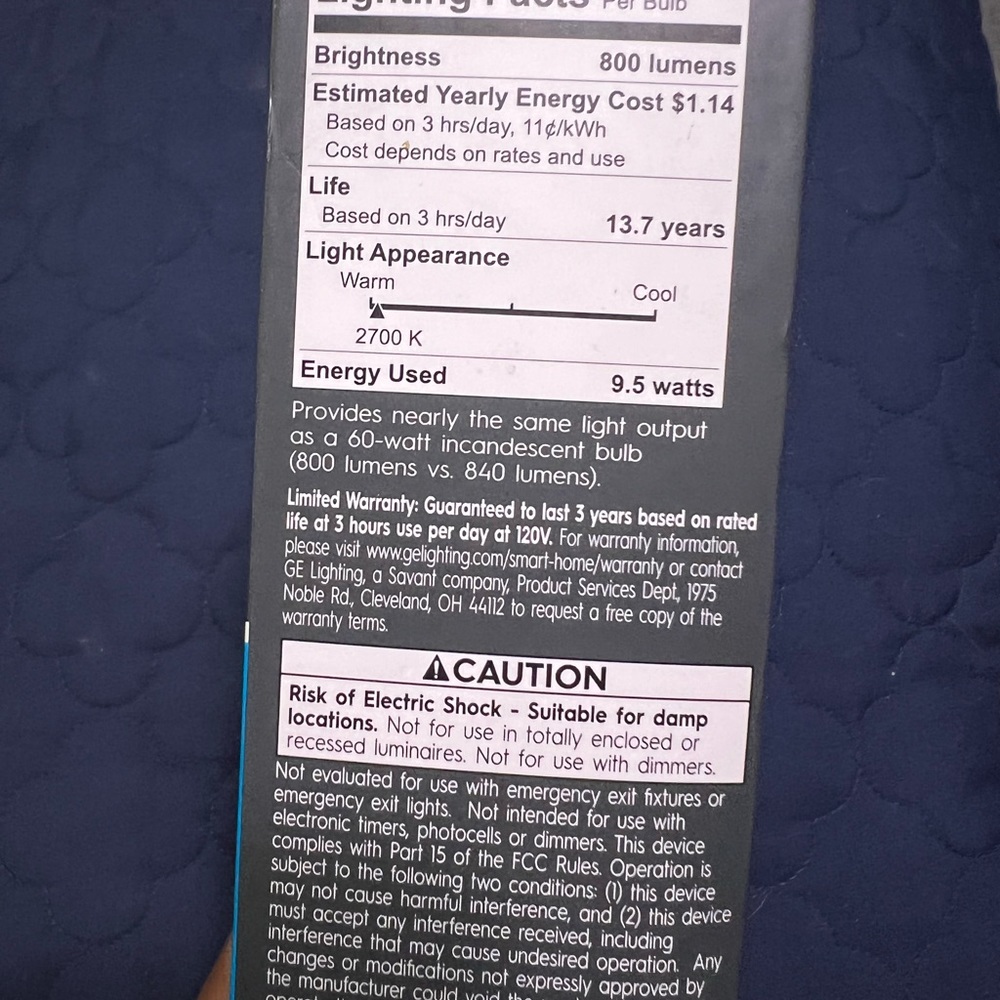 Cync Full Color Direct Connect Smart Bulbs - Picture 4 of 4